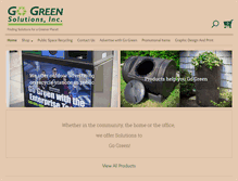 Tablet Screenshot of gogreensolutionsinc.com